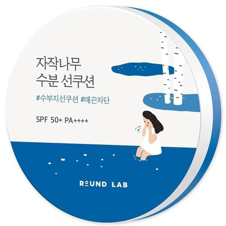 ROUND LAB BIRCH JUICE MOISUTRIZING SUN CUSHION 15G